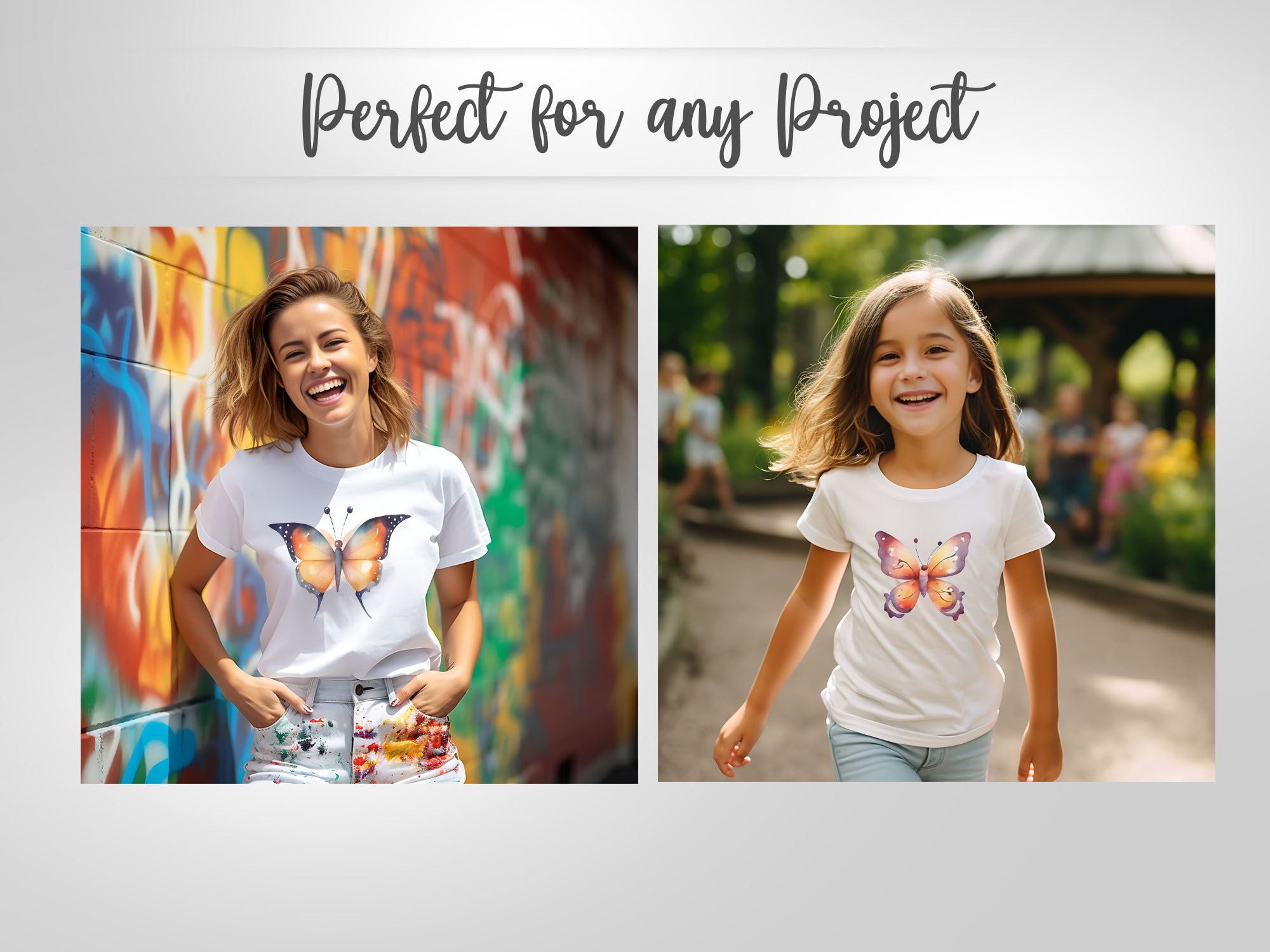 20 Butterfly Watercolor Clipart PNG - Image 2